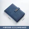 Cuaderno A5 Personalizado Libro de Registro de Reuniones Sencillo para Oficina de Negocios Cuaderno Engrosado con Hebilla que Se Puede Imprimir con Logo