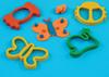 Cortador de resorte de animales, frutas y verduras para niños, creativo, bricolaje, jardín de infantes, hecho a mano, material plástico, molde de plastilina