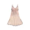 Novo Pijama Sexy para Mulheres, Seda Gelada Puro Desejo, Estilo de Verão de Alta Qualidade, Camisola sem Costas de Renda com Bojos, Roupa de Dormir