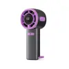 Mini ventilador dobrável transfronteiriço com fivela, ventilador recarregável USB, ventilador elétrico portátil de mesa para exterior, atacado