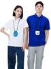 Primavera y Verano Nuevo 200g Polo de Solapa de Gasa de Seda de Hielo Personalizado de Manga Corta con Logotipo Camisa Cultural Ropa de Trabajo Bordada