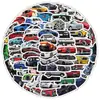 100 adesivos infantis de carro de desenho animado decorativos para capa de celular, copo d'água, mala, computador, guitarra, skate