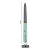 Tenedor de Acero Inoxidable para Cutícula Tira Frotadora de Doble Cara Artefacto para Cuidado de Manicura Exfoliante Herramienta de Manicura Lima de Uñas
