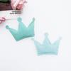 Versión coreana de accesorios para pinzas para el cabello color caramelo, accesorios para el cabello de corona de polvo fino ultrasónico, accesorios para el cabello hechos a mano de tela para ropa, accesorios para el tocado