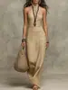 2026 Nuevo Estilo Transfronterizo Europeo y Americano Vestido Largo Ajustado Sin Mangas de Cuello Halter Elegante y Gracioso Fábrica Stock Listo
