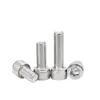 Tornillo de Cabeza Hexagonal de Acero Inoxidable 304 Tornillo Extendido Tornillo de Cabeza Cilíndrica Perno de Cabeza Cóncava M2M5M8M10M12