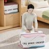 Bolsa de compresión al vacío sin bomba para ropa de dormitorio, edredones, bolsa de almacenamiento para finishing, bolsa de vacío gruesa tridimensional para prensar