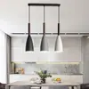 Lámpara de araña para restaurante italiano minimalista Guanjia, nuevo diseño de lujo ligero, estética de alta gama, iluminación para barra de mostrador alargada y mesa de comedor, luminarias Zhongshan, hierro