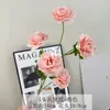 5 Rosas de Ángel Artificiales para Decoración de Boda, Accesorios para Fotos, Flores Falsas para Arreglos Florales de Mesa de Comedor en Casa