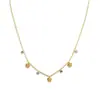 Corrente para Clavícula com Flor de Camélia Vazada e Diamante para Mulheres, Luxo Leve, Nicho, Versátil, Doce e Elegante, Joia de Pescoço Delicada e Suave Atacado