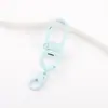 Llavero Popular Giratorio de Colores con Cierre de Resorte Hebilla para Puerta Hebilla Colgante Pintada Colgante para Bolso Accesorios de Joyería DIY