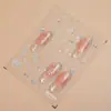 Redanco5D Embutido Popular Adesivos para Nail Art de Natal Laser Dourado e Prateado Cristal de Gelo Floco de Neve Adesivos para Unhas He1326