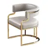 Silla de Comedor Simple de Lujo Ligero Silla de Recepción y Negociación Salón de Belleza Mahjong Silla Sofá de Ocio de Alta Calidad Silla Duradera para Maquillaje y Manicura