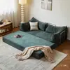 Sofá Cama para Apartamentos Pequeños, Sofá Estilo Crema para Dormitorio, Plegable para Sala de Estar de Alquiler, Sofá Pequeño de Tela 2025