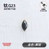 Brincos de Tarraxa G23 Liga de Titânio Novo Micro-Incrustado Zircônia Marquise 5A Para Orelha Osso Para Mulheres Moda Coreana Versátil Piercings de Lábio