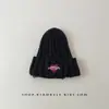 Gorros de Lana para Niños y Niñas en Otoño e Invierno, Cortavientos y Cálidos, Gorros de Orejeras de Punto con Agujeros Tendencia Coreana, Gorros Anti-Frío