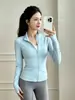 Jaqueta de yoga feminina, novo estilo 2026, conjunto de manga longa para fitness e esportes, adequado para corrida, com visual de alta qualidade, proteção solar e propriedades de secagem rápida