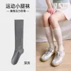 Meias de Compressão Esportiva para Panturrilha Feminina, Estilo Fino de Verão, Profissional para Badminton, Corrida, Fitness, Meias Longas de Malha Antibacteriana para Uso Externo