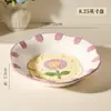 Tazón de Yogur Lindo y Estéticamente Agradable, Tazón Doméstico, Tazón para Sopa, Plato, Tazón para Fideos Instantáneos, Plato de Cena, Cuchara, Vajilla de Cerámica, Juego de Tazón y Plato