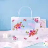 Bolsa Tote Transparente de Plástico PP Fosco Bolsa de Presente de Noivado de Alto Padrão Embalagem de Presente de Aniversário de Bebê Bolsa de Presente