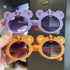 Óculos de Sol de Brinquedo Desenho Animado para Ursos Bebês, Óculos Fofos Anti-UV, Óculos de Sol Infantis Morango Urso Doces e Adoráveis