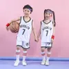 Traje de Uniforme de Baloncesto para Niños, Traje de Verano para Niño, Traje Transpirable Absorbente de Sudor para Estudiante de Primaria, Camiseta Deportiva Chaleco para Estudiante de Primaria