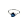 Anel Aberto de Luxo Leve para Mulheres Moda Pedra Colorida Incrustada com Diamante Anel de Dedo com Personalidade Material de Alta Qualidade Acessórios Estilo Ins