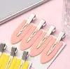 4 Pack Grampo de Cabelo Sem Costura para Crianças ~ Simples Chapéu de Bebê Clipe Lateral Franja Clipe Lateral Uma Palavra Gancho de Pato Clipe