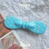 Presilha de Cabelo com Laço de Bolinhas, Presilha Lateral, Estilo Doce para Meninas, Presilha para Franja, Grampo de Cabelo, Presilha Bico de Pato, Piranha, Acessório de Cabelo