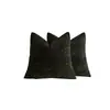 Funda de almohada de textura tridimensional simple, funda de cojín de chenilla de color liso, decoración suave para sofá de sala de estar, funda de almohada vintage