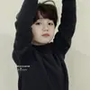 Ropa infantil coreana: capa base de lana para niños, nuevo suéter de cachemira para niños 2026, suéter de otoño/invierno para niñas