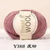 Hilo de Lana de Alpaca Australiana Transfronterizo para Tejer a Mano Bufandas, Sombreros y Abrigos; Hilo de grosor medio para tejer y hacer ganchillo; Al por mayor