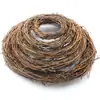 Faça você mesmo Pegador de Sonhos Artesanal Pinha Anel de Rattan Guirlanda de Natal Rattan Escola Jardim de Infância Decorativo Galhos Secos