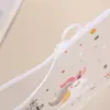 Bolsa de Papelaria Estampa de Desenho Animado Unicórnio Letras em Inglês Período de Provas do Aluno Bolsa de Armazenamento de Papelaria Estojo de Caneta para Estudante
