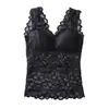 Top interno feminino plus size para meninas cheinhas com costas em renda longa, peça para usar por cima sexy, colete de ombro largo, fino de verão
