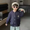 Cárdigan de punto para niño, prenda exterior de primavera, suéter, estilo primavera/otoño, nueva colección 2026, ropa para niños, tops para bebé, moderno para niños