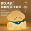 Luz de Grifo de Silicona Lámpara de Noche Panda Luz de Noche para Grifo Lámpara de Mesita de Noche para Dormitorio Recargable y de Enchufe Doble Uso Luz Suave Protección Ocular Lámpara de Ambiente