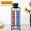 Caixa de Armazenamento para Cápsulas de Café Rack de Café Nespresso Arte em Ferro Rack de Armazenamento para Cápsulas K-Cup Rack de Armazenamento para 28 Peças