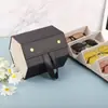 Venta al por mayor del fabricante Estuche de cuero hecho a mano para gafas Hexagonal Creativo Caja de almacenamiento para gafas de sol Múltiples compartimentos Estuche para gafas de múltiples eslabones
