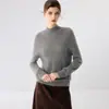 Nueva colección de otoño e invierno: suéter de cachemira pura para mujer, una prenda de alta calidad, una capa interior cálida y adelgazante, un suéter de punto
