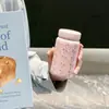Taza Térmica de Flor de Concha de Moda para Niñas, Taza de Café para Beber Directamente Linda y Divertida, Taza de Viaje, Taza de Regalo con Colador de Té
