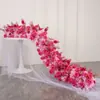 Salão de Festas de Casamento e Aniversário Arranjos de Flores Artificiais, Arranjos de Flores para Mesa Longa, Arranjos de Flores de Chão, Decoração de Cenário, Flores Artificiais, Arranjos de Flores Artificiais Prontos