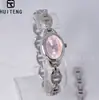 Relógio pulseira oval feminino estudante strass literal TikTok fornecedor fábrica atacado