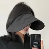 Sombrero de Sol Abierto para Mujer, Protección UV, Plegable, Ala Ancha, Moda para Exteriores, Sombrero de Sol Transpirable, Sombrero Enrollable