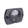 Panel Modificado para Coche y Barco con Voltímetro de CC Suave Instrumento de Voltaje con Pantalla Digital de Tres Posiciones Puede Probar 6-36V