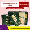 Caixa de embalagem de arroz personalizada 10kg embalagem vazia caixa de presente caixa de presente personalizada arroz fragrância de flor arroz caixa portátil design personalizado