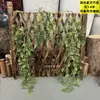 Plantas Verdes Penduradas na Parede Planta-Aranha Flores Artificiais Plantas Verdes Pendentes Samambaias Tubos de Parede Decoração de Teto Folhas de Samambaia Cipós