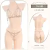 Meia-calça feminina de peça única preta de seda sexy transparente meia-calça de peça única meia-calça de peça única de manga comprida traje tentação 8001