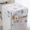 Funda de Refrigerador de PEVA para Refrigerador de Una Puerta y Doble Puerta, Cubierta Antipolvo Impermeable a Prueba de Polvo a Prueba de Aceite, Tela de Cubierta para Refrigerador Doméstico, Textil para el Hogar