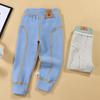 Pantalones de otoño para niños, pantalones gruesos y cálidos para niñas grandes, pantalones de algodón para bebés, leggings de terciopelo sin hueso para estudiantes, venta al por mayor